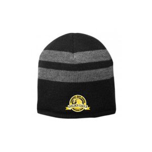 Trumbull H.S. Marching Band LINED Winter Beanie in Black/Grey