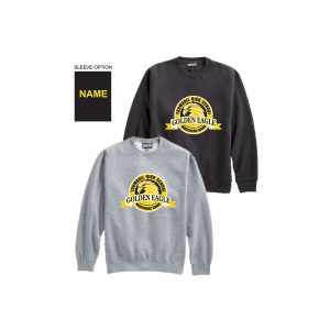 Trumbull H.S. Marching Band Heavyweight Crew Neck in Black or Grey