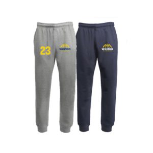 Weston Youth Basketball Heavyweight Fleece Joggers in Grey or Navy