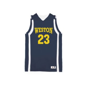 *BOYS UNIFORM* Weston Youth Basketball Boys Game Day Reversible