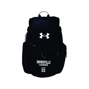 Bronxville H.S. Women's Lacrosse Team Under Armour Lacrosse Backpack In Black