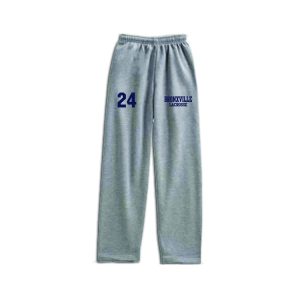 Bronxville H.S. Women's Lacrosse Heavyweight Fleece Sweatpants In Grey