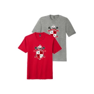 **NEW Color**Tappan Zee Youth Lacrosse Short Sleeve Tri Blend Tee in Grey or Red