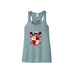 Tappan Zee Youth Lacrosse Girl's/Women's Racerback Tank Top in Grey