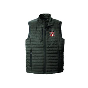 *Great for Moms & Dads* Tappan Zee Youth Lacrosse Puffer Vest in Dark Grey