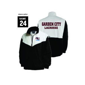 Garden City Youth Lacrosse Team Jacket in Black & White