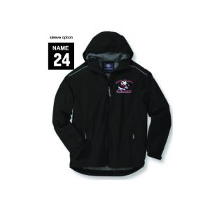 Garden City Rams Lacrosse Coaches Jacket in Black