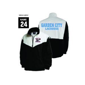 Garden City Rams Lacrosse Team Jacket in Black & White