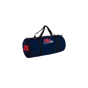 New Fairfield Youth Lacrosse CUSTOM Deluxe XL Lacrosse Bag in Navy with Player #