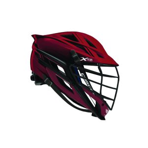 Wooster HS Men's Lacrosse XRS Pro Helmet in Maroon & Black