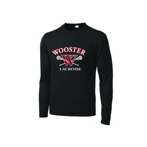 Wooster HS Men's Lacrosse Long Sleeve Shooting Shirt in Black