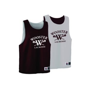 Wooster HS Men's Lacrosse Practice Pinnie - Maroon/White