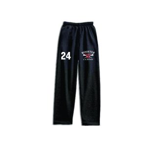 Wooster H.S. Men's Lacrosse Heavyweight Fleece Sweatpants In Black