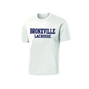 BYLA Lacrosse Short Sleeve Tri Blend Tee in White