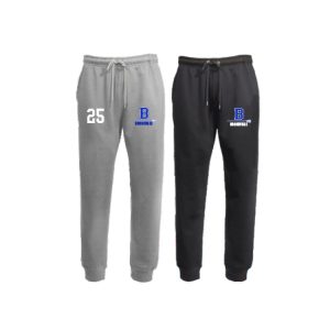BYLA Lacrosse Fleece Joggers in Black or Grey