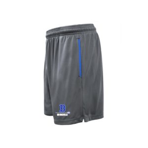BYLA Boys Lacrosse Practice Shorts in Grey