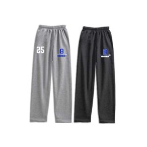 BYLA Lacrosse Heavyweight Fleece Sweatpants In Black or Grey