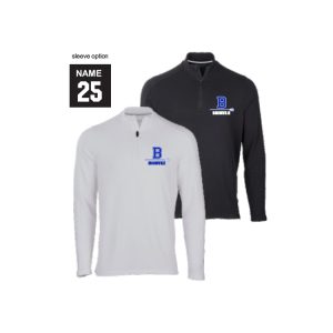*NEW For Moms and Dads* BYLA Quarter Zip Wicking Pullover in Black or White