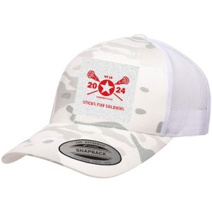 Custom 2024 Sticks for Soldiers Camo Trucker Hat