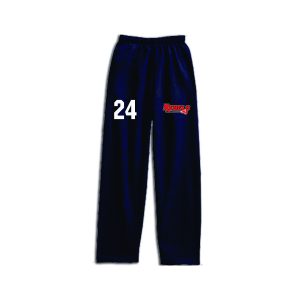 New Fairfield Rebels Lacrosse Heavyweight Fleece Sweatpants In Navy