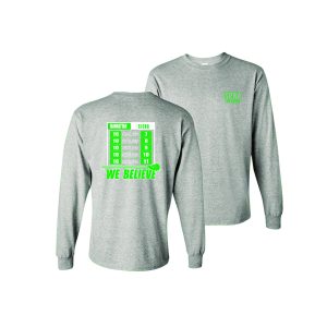 Siena Lacrosse Long Sleeve Dri Fit Tee in Grey