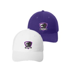Dragons Lacrosse Soft Brushed Cotton Baseball Hat in Purple or White