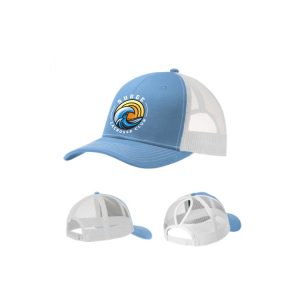 **NEW** Surge Lacrosse Traditional or Ponytail Trucker Hat in Carolina Blue/White