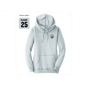 *For MOMS* Surge Lacrosse Women's Cowl Neck Hoody in Grey