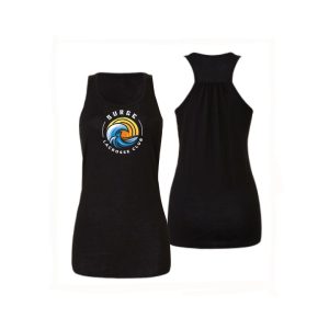 Surge Lacrosse Girl's/Women's Racerback Tank Top in Black