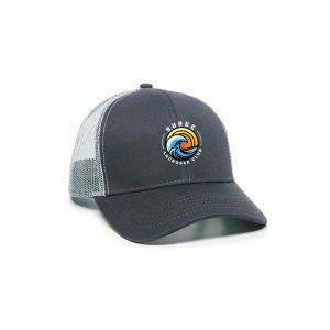 Surge Lacrosse Trucker Hat in Grey/White