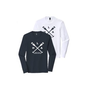 MEN'S Lake Hills Long Sleeve Tri Blend Tee in Navy or White