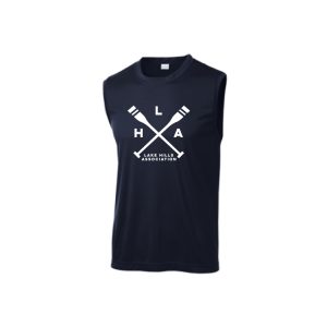 MEN'S Lake Hills Sleeveless Competitor Tee in Navy