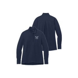 WOMEN'S Lake Hills 1/4 Zip Fairway Stretch Pullover in Navy