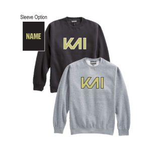 *NEW* KAI Heavyweight Crew Neck Sweatshirt in Black or Grey-Adult & Youth