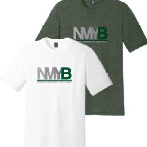 *NEW* NMYB SHORT Sleeve Tri Blend Tee in White or Green