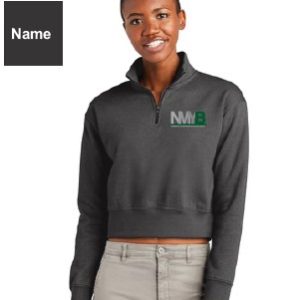 *NEW* NMYB Women's Soft Fleece 1/2 Zip Pullover in Grey