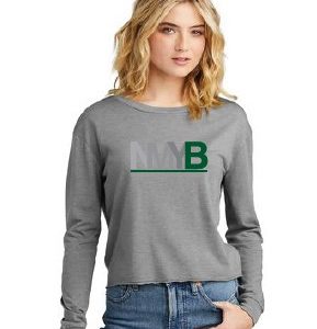 *NEW* NMYB Women's LONG Sleeve Midi Dri-Fit Tee - Grey