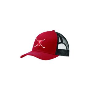 *NEW*Fairfield Boys Hockey ADJUSTABLE Snapback Trucker Hat in Red/Black