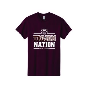 Garden City Spirit Day Tee Shirt 2025 in Maroon