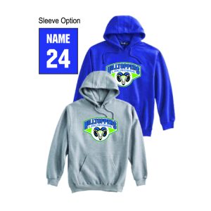 Carolina Hilltoppers Heavyweight Cotton Hoody in Royal or Grey