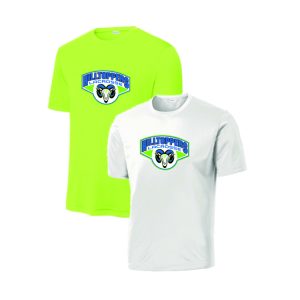 Carolina Hilltoppers Short Sleeve Shooting Shirt in Lime Green or White