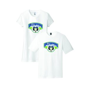 Carolina Hilltoppers Short Sleeve Tri Blend Tee in White