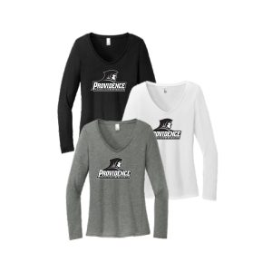 PC Swimming & Diving Women's LONG Sleeve Tri-Blend Performance Tee in Black, Grey or White