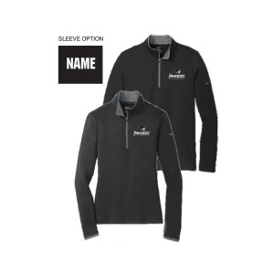 PC Swimming & Diving NIKE Dri-Fit Stretch 1/2 Zip Pullover in Black