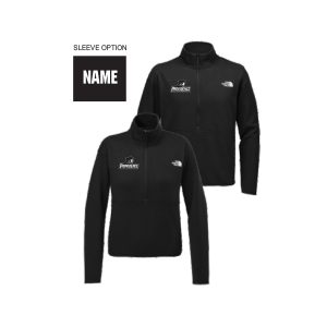 PC Swimming & Diving Northface 1/4 Zip Fleece Pullover in Black
