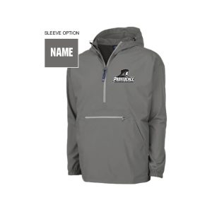 PC Swimming & Diving Lightweight UNLINED 1/4 Zip Team Windbreaker in Grey