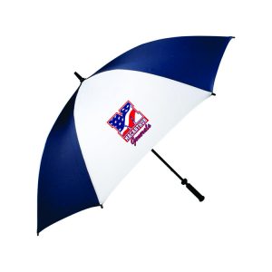 MacArthur Generals Custom Golf Umbrella in Navy/White