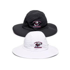 *NEW COLOR* Garden City Rams Lacrosse Lightweight Bucket Hat in Black or White