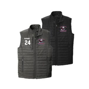 *NEW* Garden City Rams Lacrosse Eddie Bauer Soft Shell Vest in Black