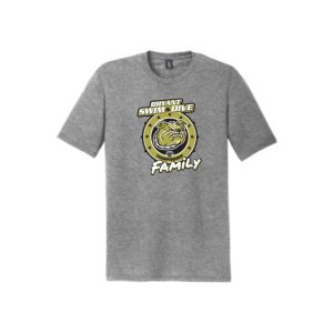 *MEN'S*Bryant Swimming & Diving Family SHORT Sleeve Tri Blend Tee in Grey